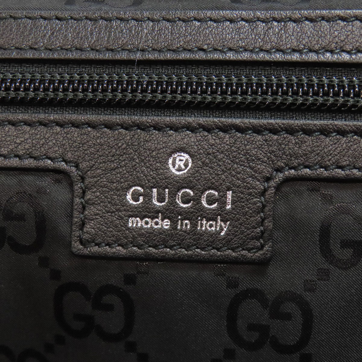 Gucci Tote Bag 802172 Nylon Black Large Tote Sherry Line Women