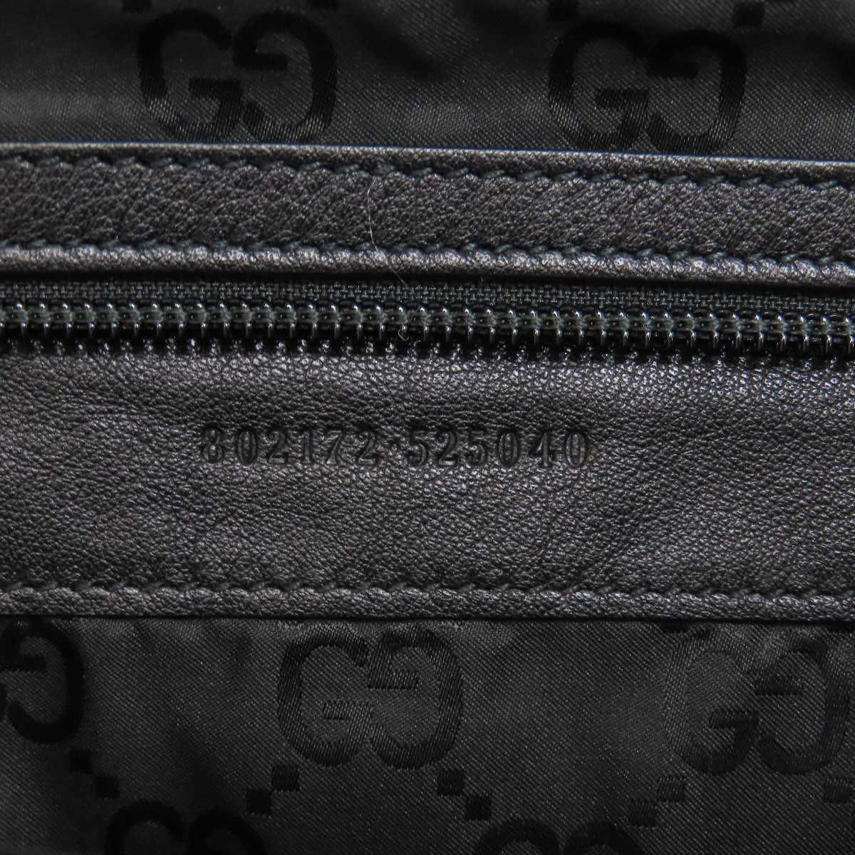 Gucci Tote Bag 802172 Nylon Black Large Tote Sherry Line Women