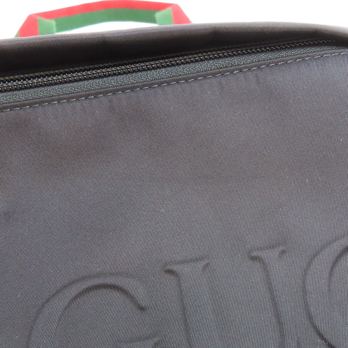 Gucci Tote Bag 802172 Nylon Black Large Tote Sherry Line Women
