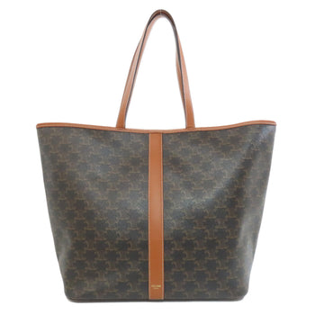 Celine Tote Bag Pvc Brown Triomphe Women