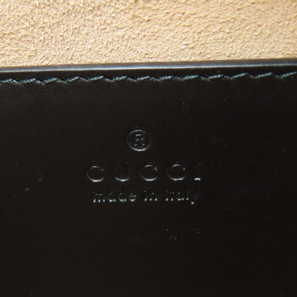 Gucci Shoulder Bag 751628 Calfskin Black Gg Marmont Heart Motif Women