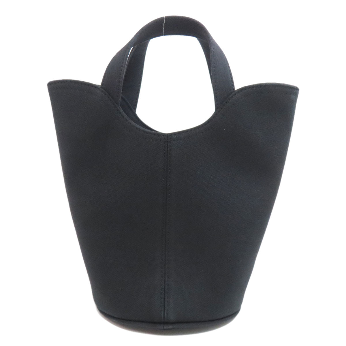Balenciaga Handbag 619979 Canvas Black Bucket 2Way