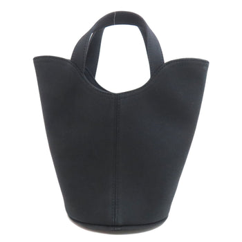 Balenciaga Handbag 619979 Canvas Black Bucket 2Way