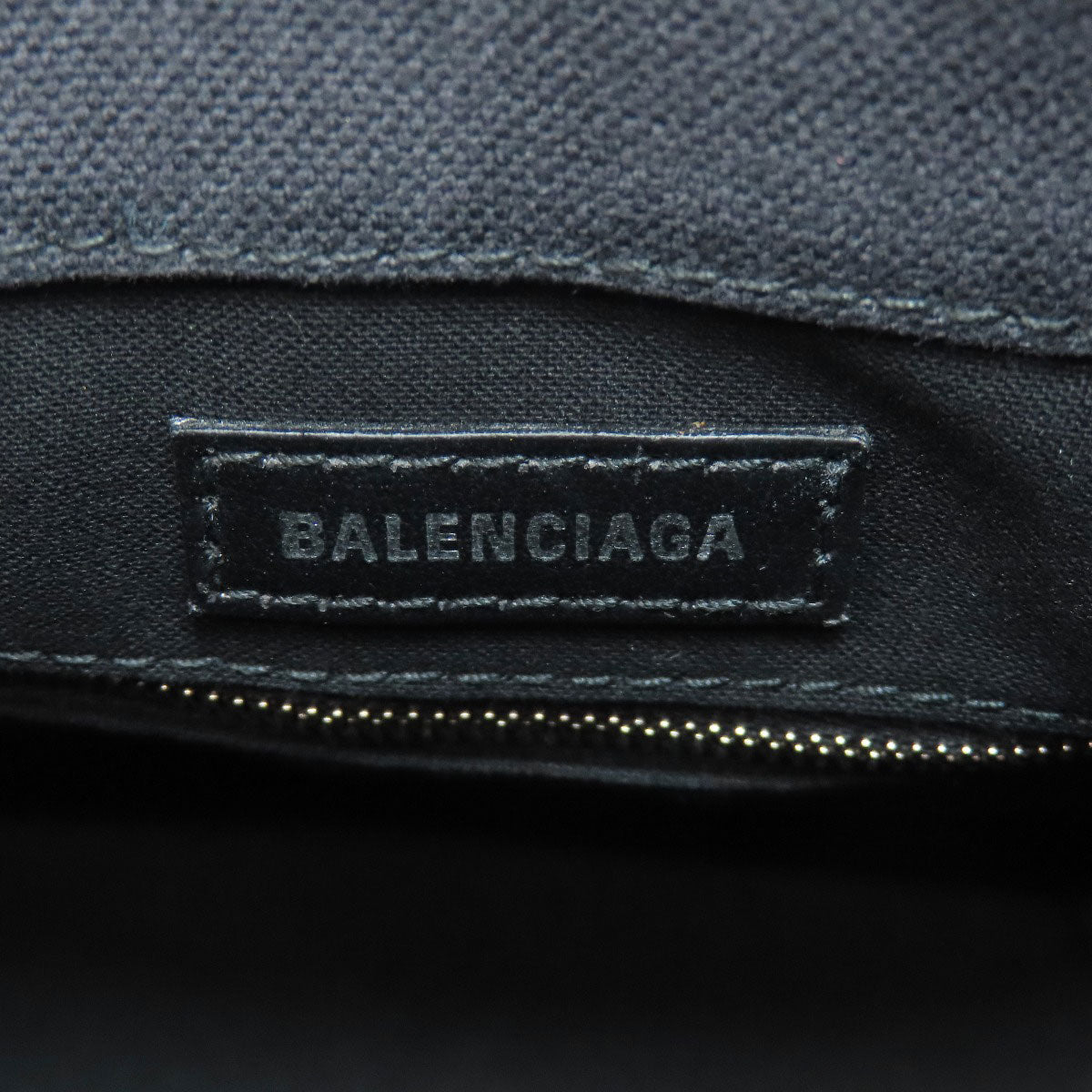 Balenciaga Handbag 619979 Canvas Black Bucket 2Way