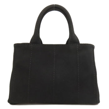 Prada Handbag Canvas Black Canapa Mini 2Way