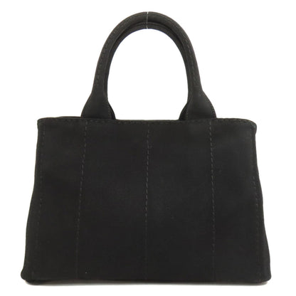 Prada Handbag Canvas Black Canapa Mini 2Way