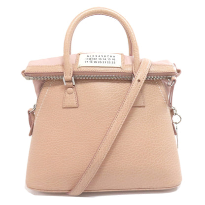 Maison Margiela Handbag Leather Pink 5Ac 2Way Women