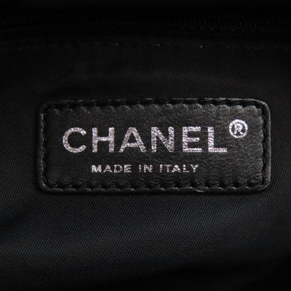 Chanel Shoulder Bag Coated Canvas Black Paris Biarritz Shoulder Women