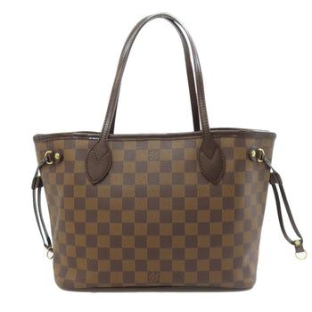 Louis Vuitton Handbag N51109 Damier Canvas Brown Never Full Pm Women