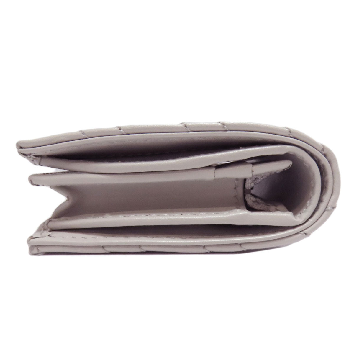 Gucci Bifold Wallet 466492 Leather Gray Gg Marmont Women