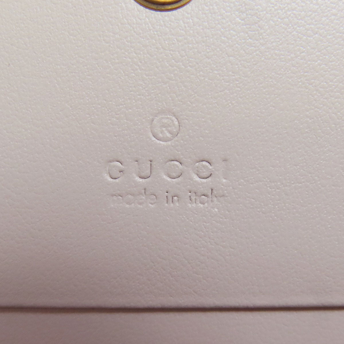 Gucci Bifold Wallet 466492 Leather Gray Gg Marmont Women
