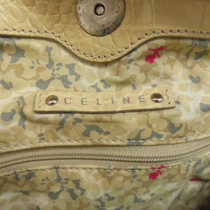 Celine Handbag Denim Blue Triomphe 2Way