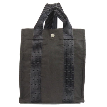 Hermes Backpack Canvas Gray Her Line Ad