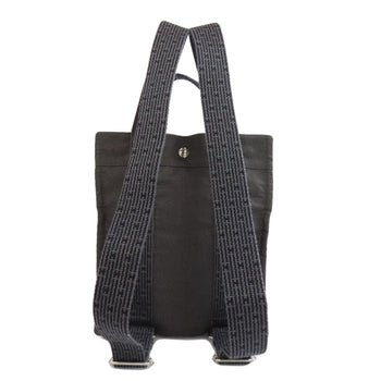 Hermes Backpack Canvas Gray Her Line Ad
