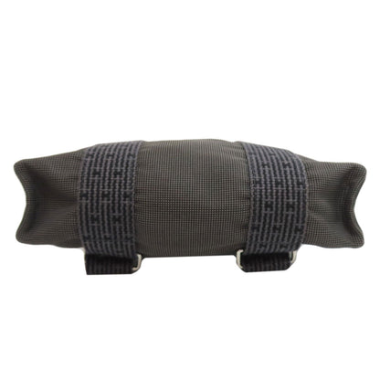 Hermes Backpack Canvas Gray Her Line Ad