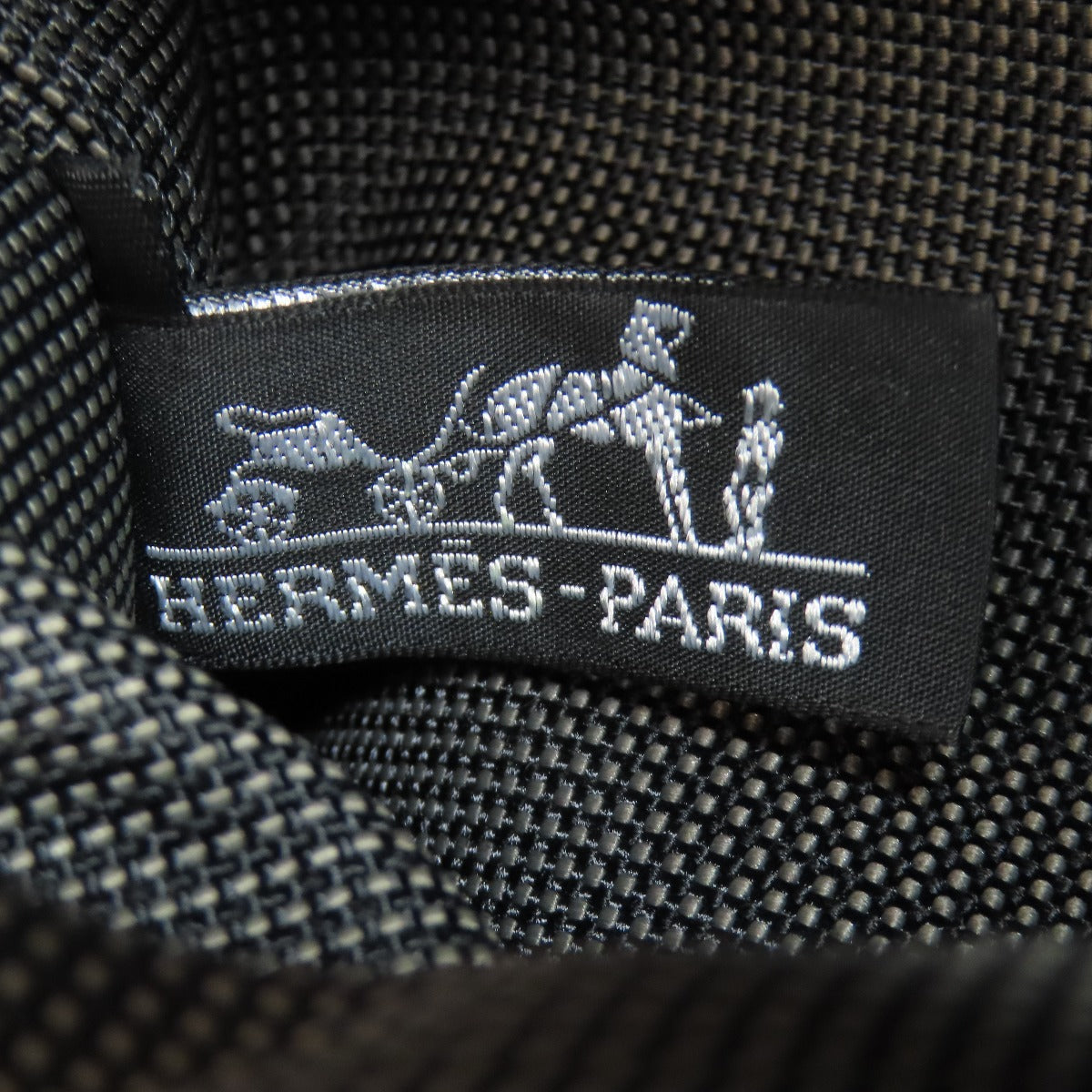 Hermes Backpack Canvas Gray Her Line Ad