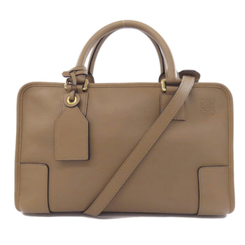 Loewe Handbag Calfskin Brown Amazona 2Way Women