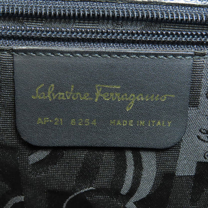 Salvatore Ferragamo Tote Bag Leather Black Logo