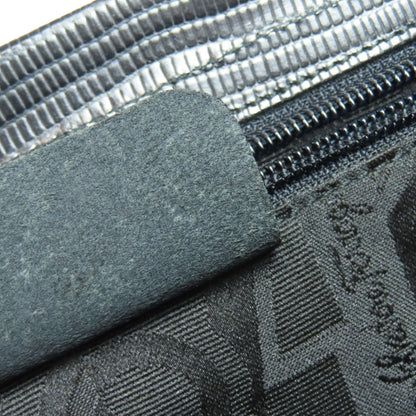 Salvatore Ferragamo Tote Bag Leather Black Logo
