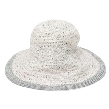 Hermes Hat Canvas White Bucket Hat 55