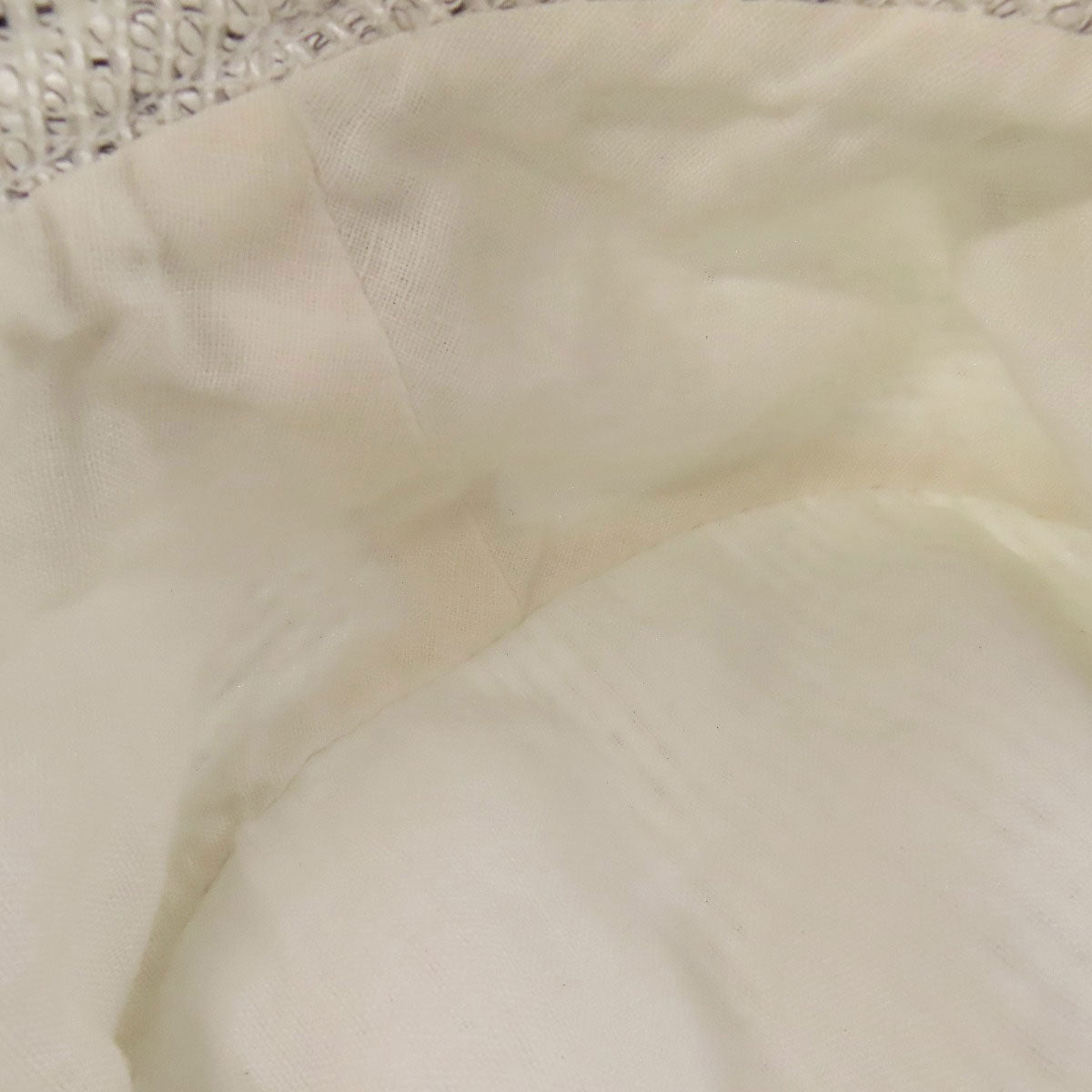 Hermes Hat Canvas White Bucket Hat 55