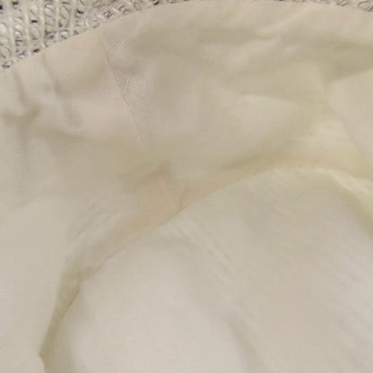 Hermes Hat Canvas White Bucket Hat 55