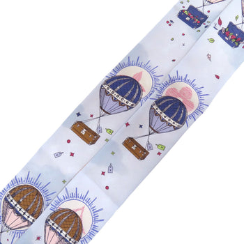 Louis Vuitton Scarf M79533 Silk Blue Bandeau Lv Eclipse