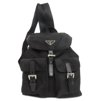 Prada Backpack Nylon Black Logometal