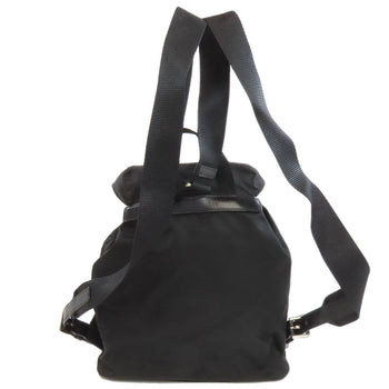 Prada Backpack Nylon Black Logometal