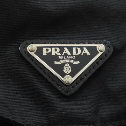 Prada Backpack Nylon Black Logometal