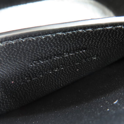 Saint Laurent Shoulder Bag Calfskin Black Logo