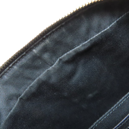 Saint Laurent Shoulder Bag Calfskin Black Lou Vstitch