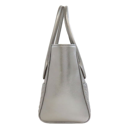 Miumiu Handbag Calfskin Silver 2Way