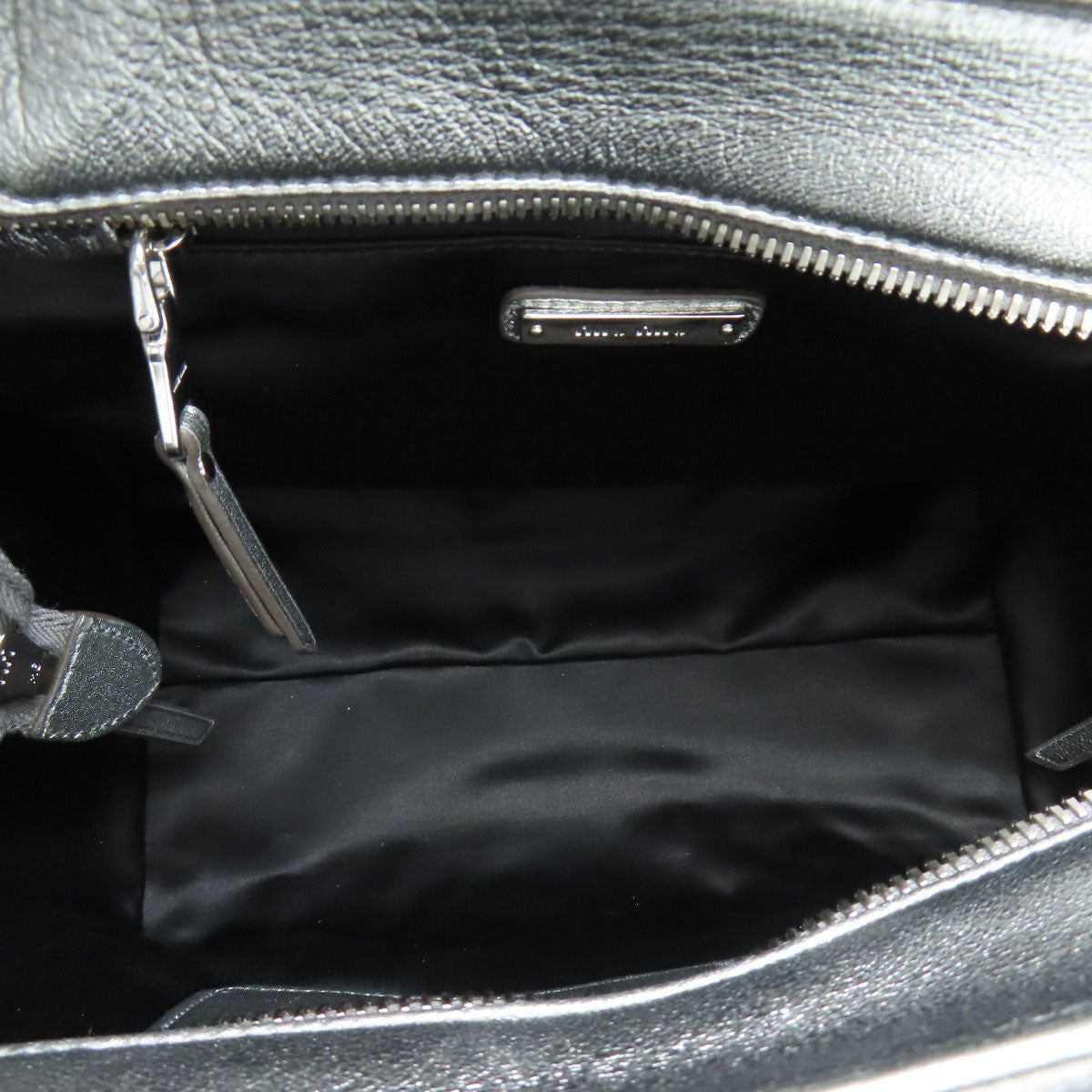 Miumiu Handbag Calfskin Silver 2Way
