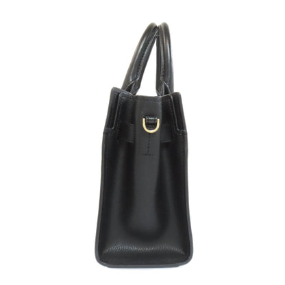 Michael Kors Handbag Leather Black Hamilton 2Way