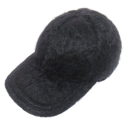 Gucci Hat 729349 Moheya Black Double G Baseball Cap