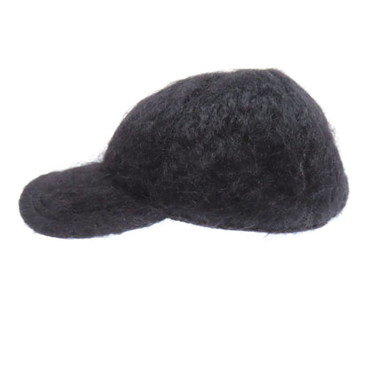 Gucci Hat 729349 Moheya Black Double G Baseball Cap