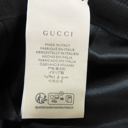 Gucci Hat 729349 Moheya Black Double G Baseball Cap