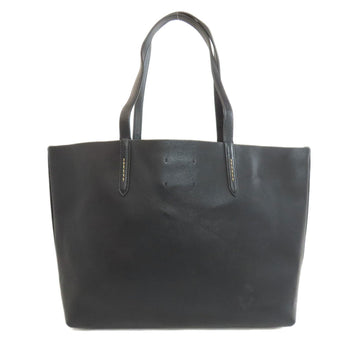 Coach Tote Bag 55199 Leather Black Logo