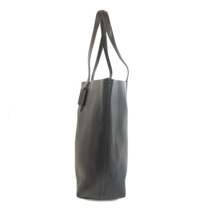 Coach Tote Bag 55199 Leather Black Logo