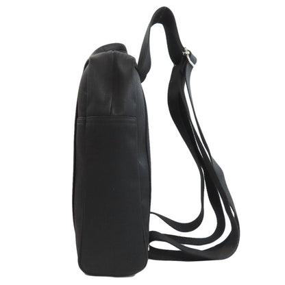 Hermes Backpack Towal Chevron Black Acapulco Sac A Dos
