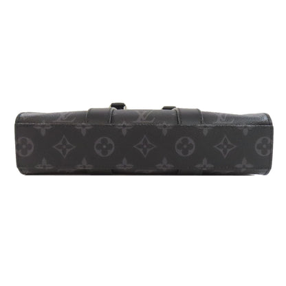 Louis Vuitton Shoulder Bag M46456 Monogram Eclipse Gray Sac Plat Cloth