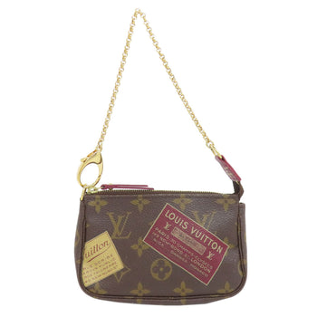 Louis Vuitton Accessory Pouch M63798 Monogram Canvas Brown Mini Pochette Accessoires Label