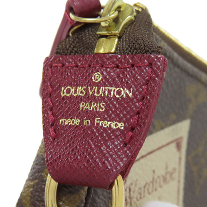 Louis Vuitton Accessory Pouch M63798 Monogram Canvas Brown Mini Pochette Accessoires Label