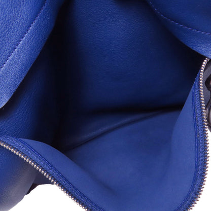 Loewe Shoulder Bag Calfskin Blue One Belt