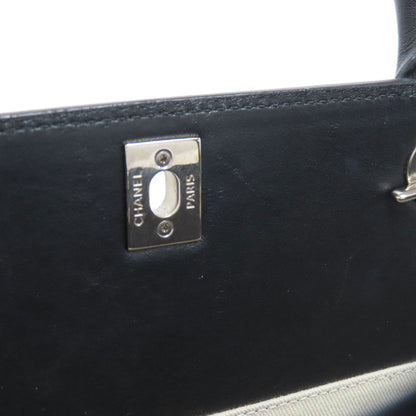 Chanel Tote Bag Leather Black Quilting Matrasse 2Way
