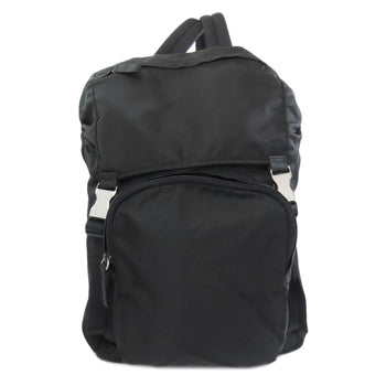 Prada Backpack Nylon Black Logometal