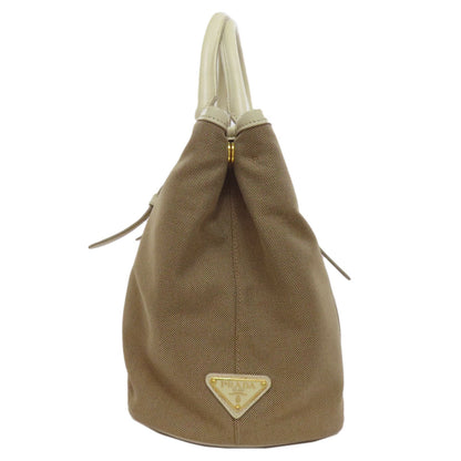Prada Tote Bag Bn2832 Canvas Brown 2Way