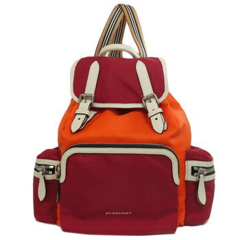 Burberry Backpack Nylon Orange Nova Check