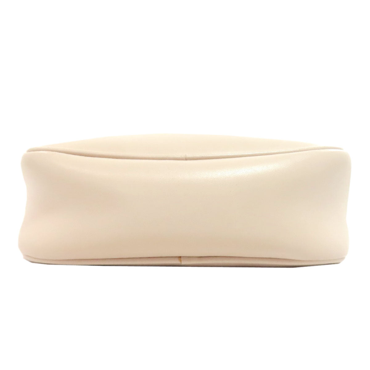 Salvatore Ferragamo Shoulder Bag Leather White Vara Ribbon
